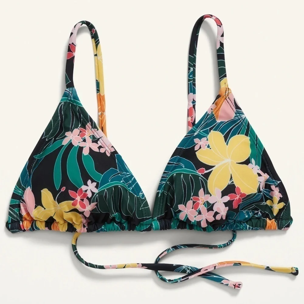 NWT! Tropic Thunder 2pc String Bikini Swim Top & Matching Bottom - Size XL🌻